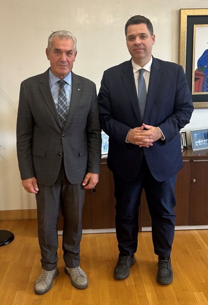Συνάντηση με τον Υφυπουργό παρά τω Πρωθυπουργώ, κ. Αθανάσιο Κοντογεώργη.